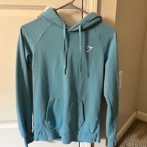XS light blue gymshark sweatshirt NEW